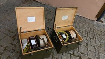 2x Souprava polni telefon Spojař ČSLA. Nove - 1