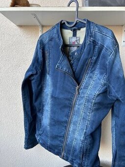 Dámská bunda 38 denim