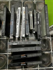 Síťové prvky: CISCO/LBLINK/TPLINK/HP
