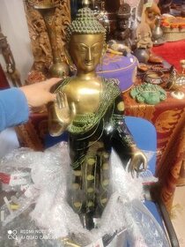 Buddha mosaz 80 cm