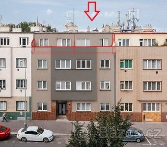 Prodej bytu 2+kk, pl. 44,8 m2, terasa, 4. NP, PRAHA Michle