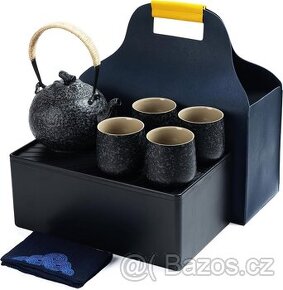 Cestovní porcelánový čajový set