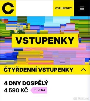 Colours 4denní Vstup