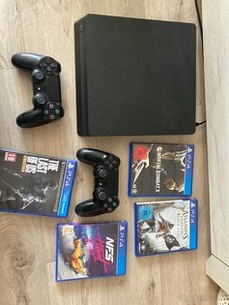 Ps 4 slim 500gb plus hry