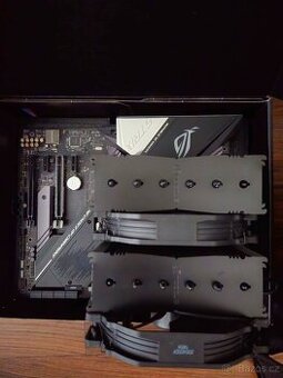 Herní základní deska s cpu, ram a chlazením