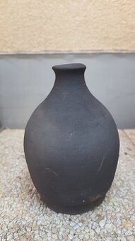 Stará hliněná váza 13cm