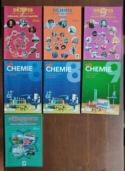 Dějepis, chemie, přírodopis, fyzika a cizí jazyky