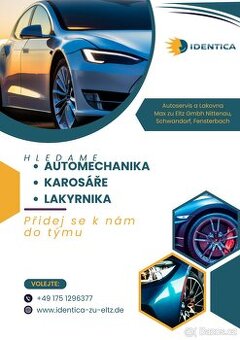 Hledáme lakýrníky , mechaniky a karosáře –