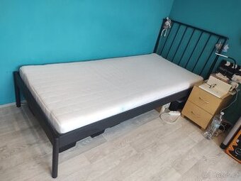 Postel - rám 200 x 96 cm ABILDRO Jysk + matrace