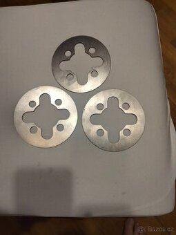 Plechové lamely na spojku CZ motokros Dvoulauf