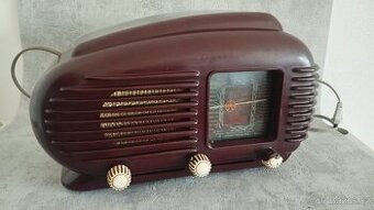 Stare bakelitové rádio TALISMAN  do sbnírky, k dekoraci - 1