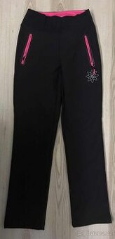 Softshellové zimní kalhoty 164/170