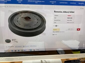 Řemenice klikový hřídele