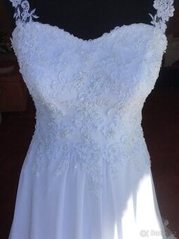 Svatebni saty MS moda s vleckou