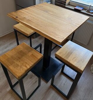 Barový stůl , 4 židle