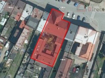 Dva domy v historickém jádru města – 4 bytové jednotky, prov