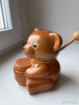 Keramický medvídek na med