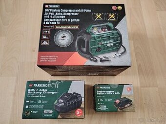 Aku kompresor Parkside - NOVÝ