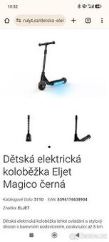 elektro koloběžka dětská