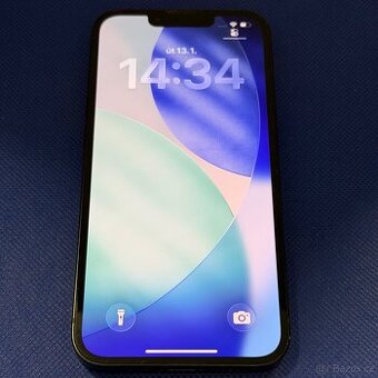 iPhone 13 128GB Black, 1 rok záruka