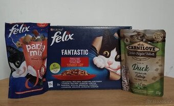 Kapsičky a pamlsky pro kočky