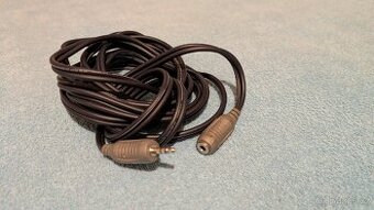 Prodlužovací kabel Jack 3,5mm (M/F) - délka 3m, stíněný