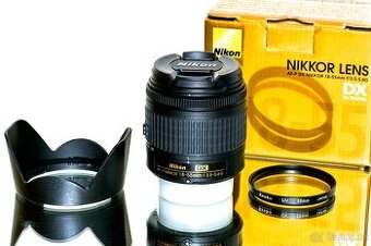 Nikon AF-P 18-55mm + UV Kenko 55mm TOP STAV