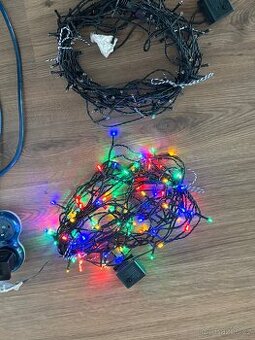 Vánoční LED světýlka 2× řetěz