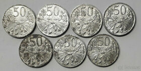 Mince 50 haléř 1951 a 1952