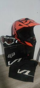 Motocross helma FOX v1 - 1