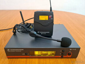 Sennheiser bezdrátový náhlavní mikrofon ew100 G3/G4 ME3 G - 1
