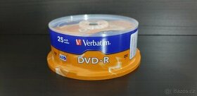 DVD-R Verbatim 4.7GB, 16x, 120min - 25ks
