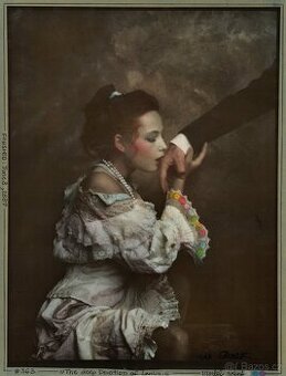 Jan Saudek - Deep Devotion - originál. kolorovaná fotografie