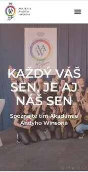 VIP stupenka Akadémie Andyho Winsona