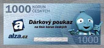 Poukaz do obchodu Alza.cz v hodnotě 1200 Kč