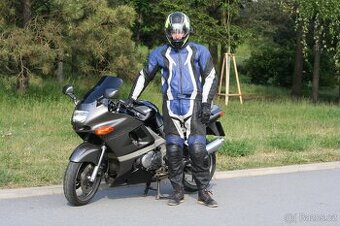 Dvoudílná kožená kombinéza na motorku NAZRAN - vel XXL