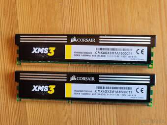 RAM Corsair DD3 4GB 1600MHz