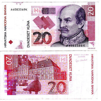Bankovka 20 kun