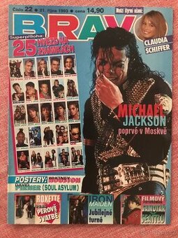 Bravo 22/1993 - komplet. i s aršíkem 25 známek.