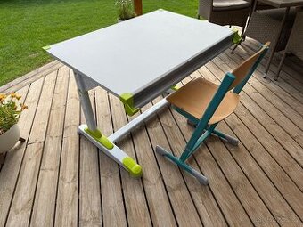 Prodám psací stůl Halmar + rostoucí židle Eco 3-5.