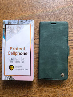 Kožené pouzdro – zelené pro Xiaomi 13T Pro - 1