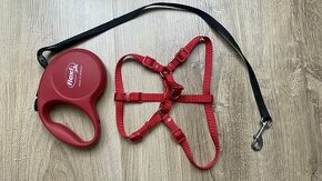 Vitakraft Flexi Fun S samonavíjecí vodítko červené