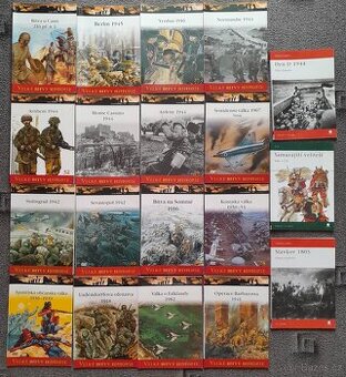 Válečná tažení, Velké bitvy historie-knihy