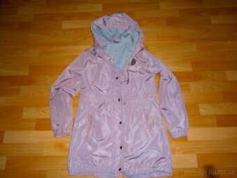 Krásná podzimní šusťáková bunda-parka vel.158/164