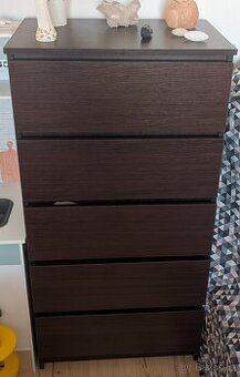 Komoda Kuba 5 šuplíků - wenge