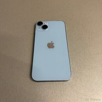 iPhone 14 Plus 256GB modrý, pěkný stav, 12 měsíců záruka