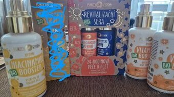 Sérum, avizáž, řasenka, baňky, toal. voda, po holení