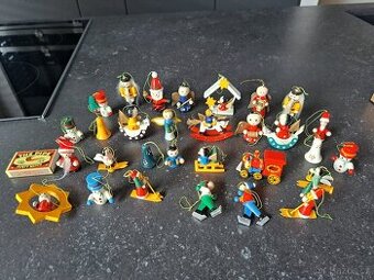 Sada historických dřevěných vánočních ozdob, 30 ks - levně