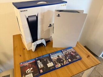 Playstation 5 s mechanikou + hry