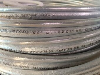 Izolované UV CU potrubí je klimatizaci 1/4 a 1/2 x0,8mm